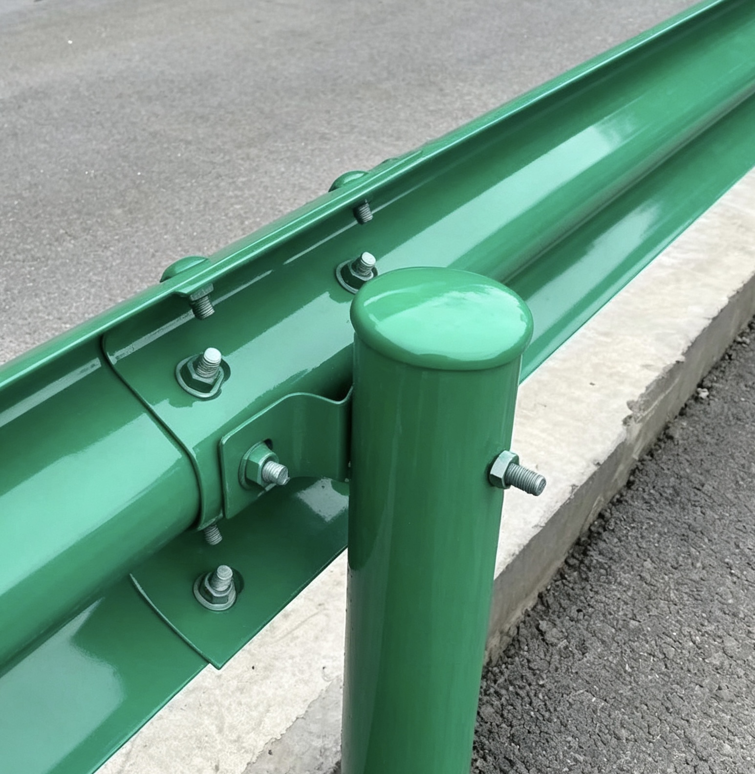 阿拉尔市高速公路波形护栏双波波形护栏 - 方案